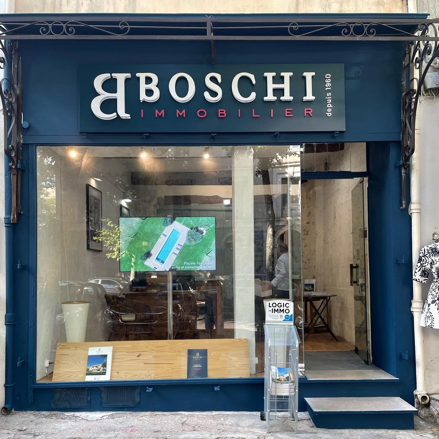 Enseigne de façade Boschi