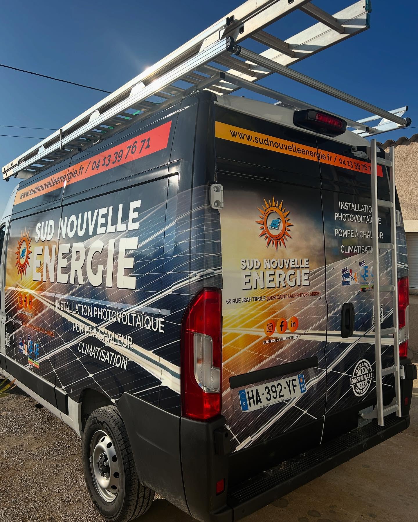 Covering complet d’un utilitaire Sud Nouvelle Énergie, réalisation UNYCK